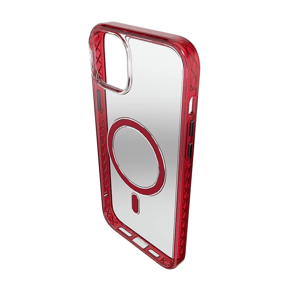 Alt View 2. Cellhelmet - Magnitude Series Case with MagSafe for Apple iPhone 15 Plus - Scarlett Red.