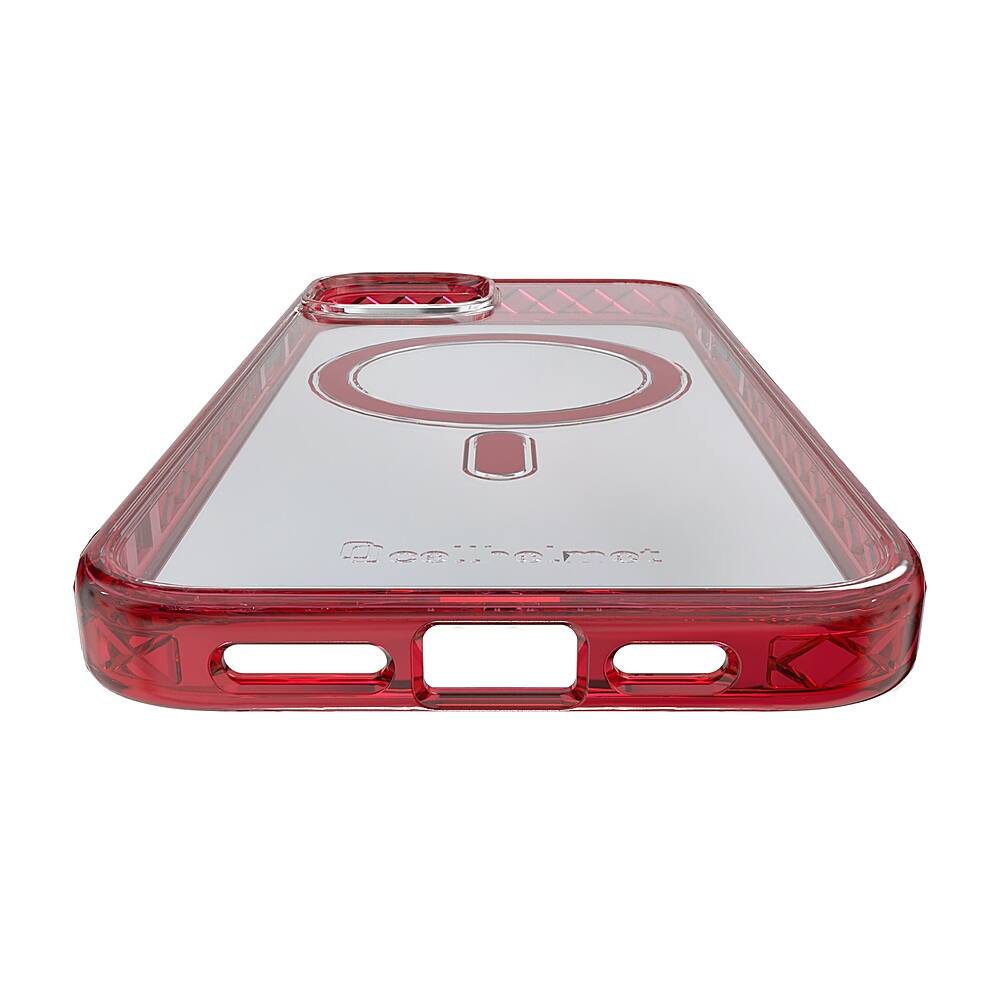 Alt View 3. Cellhelmet - Magnitude Series Case with MagSafe for Apple iPhone 15 Plus - Scarlett Red.