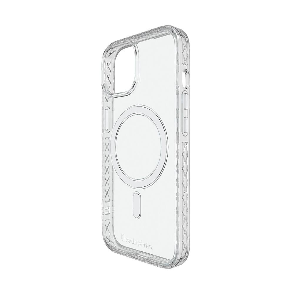 Angle. Cellhelmet - Magnitude Series Case with MagSafe for Apple iPhone 15 - Crystal Clear.