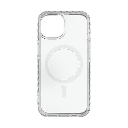 Front. Cellhelmet - Magnitude Series Case with MagSafe for Apple iPhone 15 - Crystal Clear.