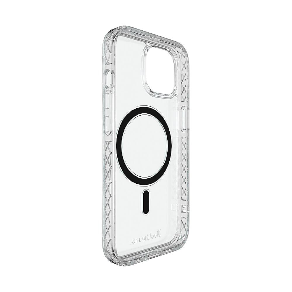 Alt View 2. Cellhelmet - Magnitude Series Case with MagSafe for Apple iPhone 15 - Crystal Clear.