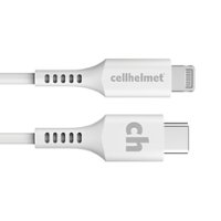 Cellhelmet - 3' Type-C to Lightning Charge Cable - White - Front_Zoom