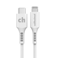 Cellhelmet - 1' Type-C to Lightning Charge Cable - White - Front_Zoom