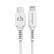 Front. Cellhelmet - 1' Type-C to Lightning Charge Cable - White.