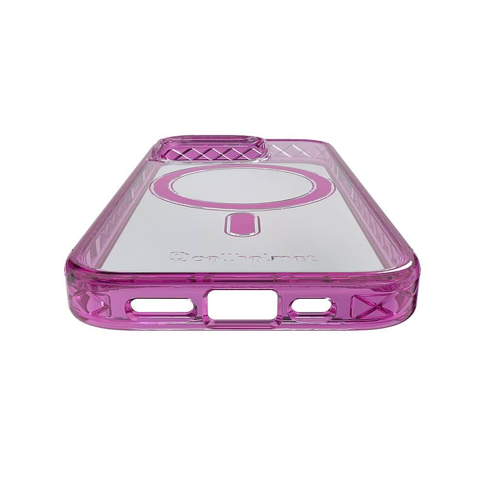 Alt View 12. Cellhelmet - Magnitude Series Case with MagSafe for Apple iPhone 15 Pro - Vivid Magenta.