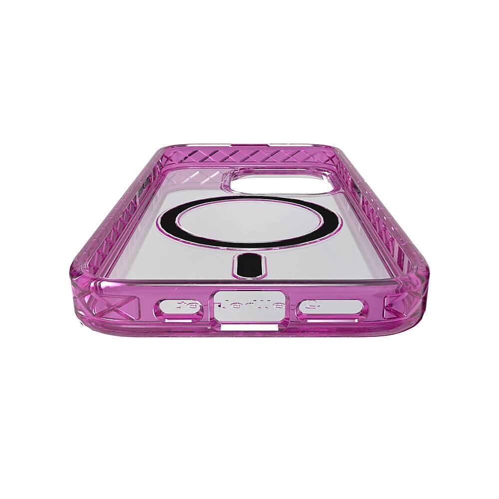 Alt View 13. Cellhelmet - Magnitude Series Case with MagSafe for Apple iPhone 15 Pro - Vivid Magenta.