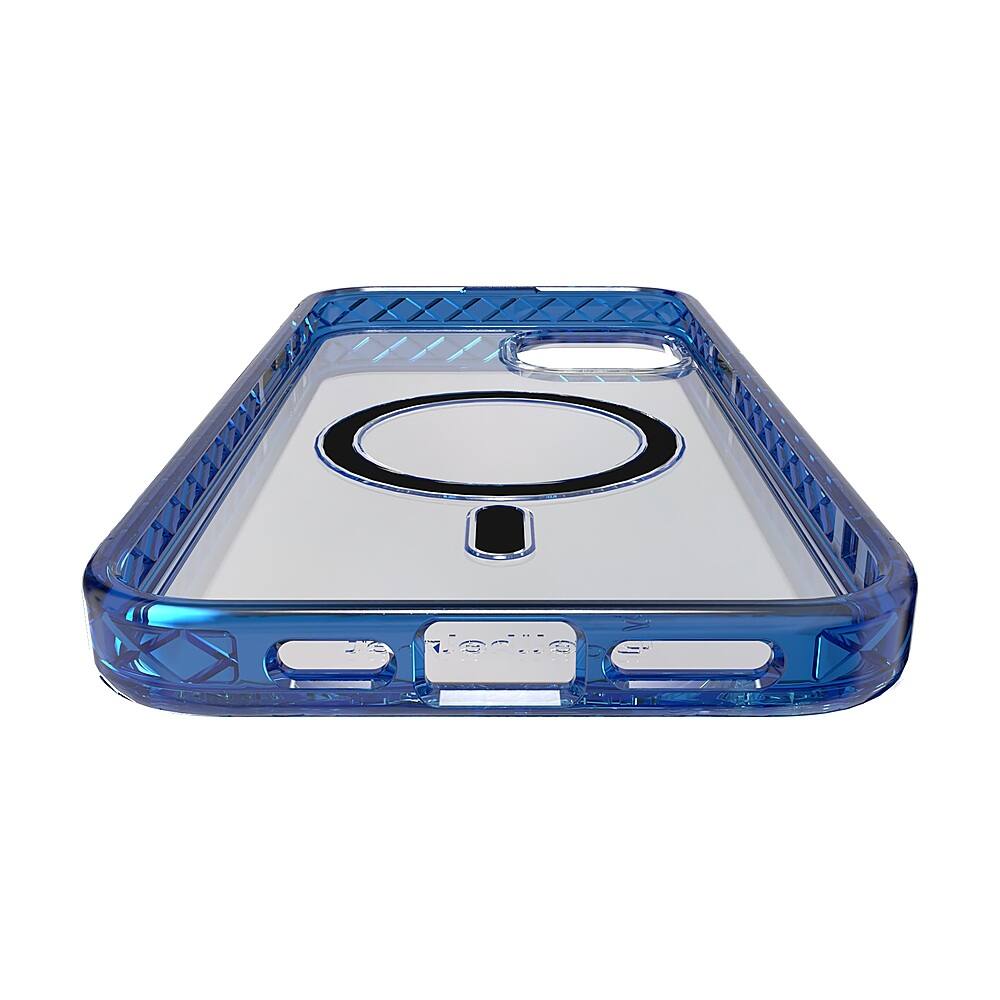 Alt View 13. Cellhelmet - Magnitude Series Case with MagSafe for Apple iPhone 15 Plus - Bermuda Blue.