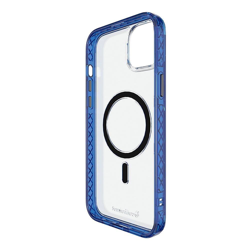 Alt View 1. Cellhelmet - Magnitude Series Case with MagSafe for Apple iPhone 15 Plus - Bermuda Blue.