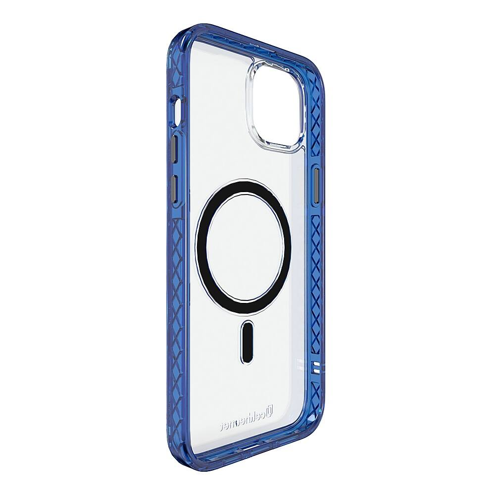 Alt View 2. Cellhelmet - Magnitude Series Case with MagSafe for Apple iPhone 15 Plus - Bermuda Blue.