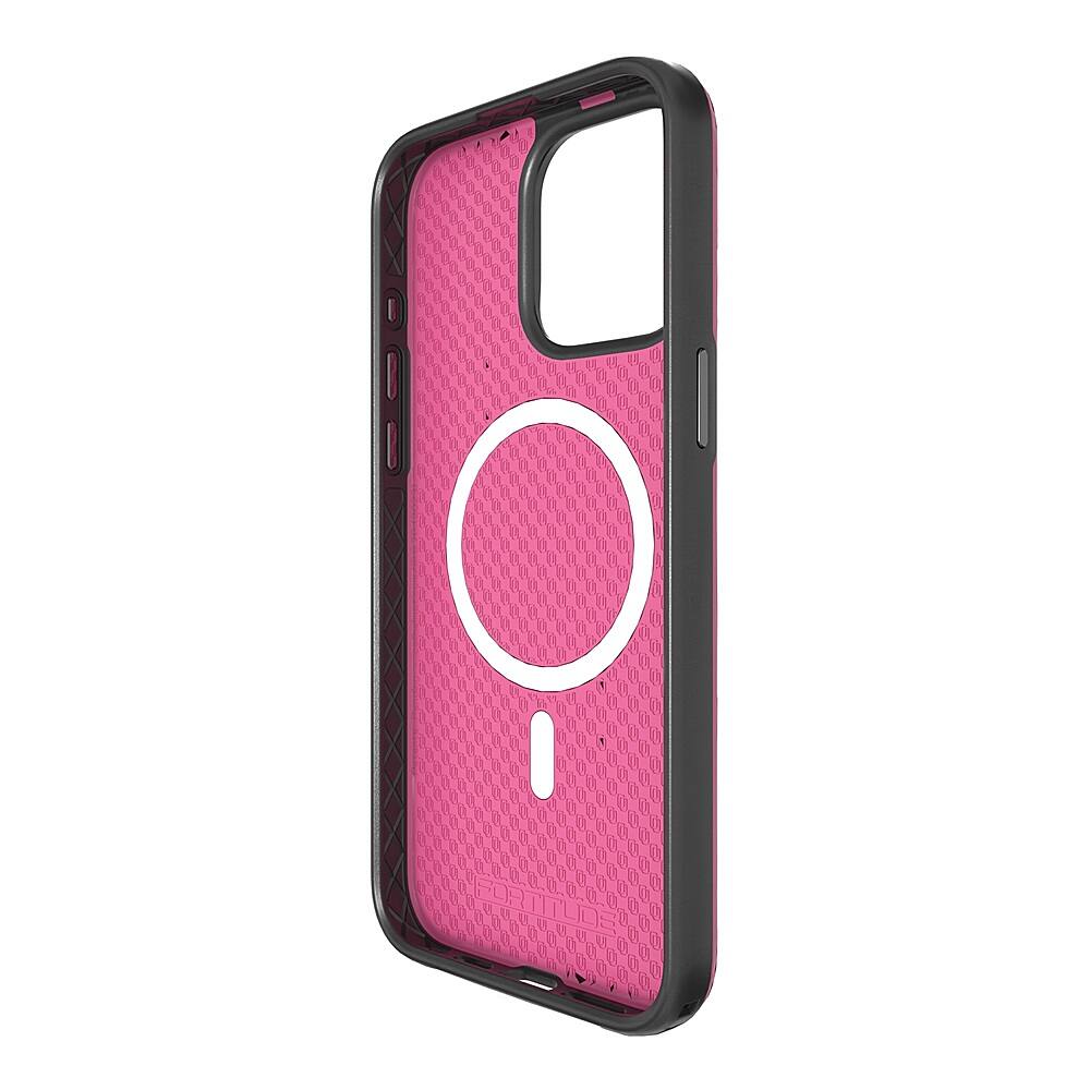 Alt View 1. Cellhelmet - Fortitude Series Case with MagSafe for Apple iPhone 15 Pro Max - Vivid Magenta.