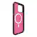 Alt View 2. Cellhelmet - Fortitude Series Case with MagSafe for Apple iPhone 15 Pro Max - Vivid Magenta.