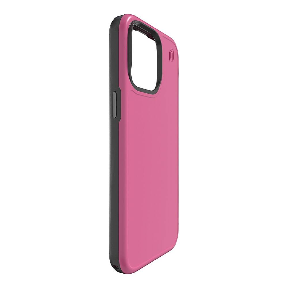 Left. Cellhelmet - Fortitude Series Case with MagSafe for Apple iPhone 15 Pro Max - Vivid Magenta.