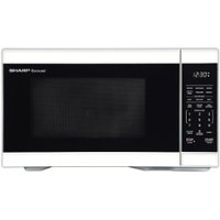 Sharp - 1.1 Cu.ft Countertop Microwave - White - Front_Zoom