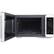 Left. Sharp - 1.1 Cu.ft Countertop Microwave - White.