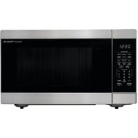 Sharp - 2.2 Cu.ft  Countertop Microwave - Stainless Steel - Front_Zoom