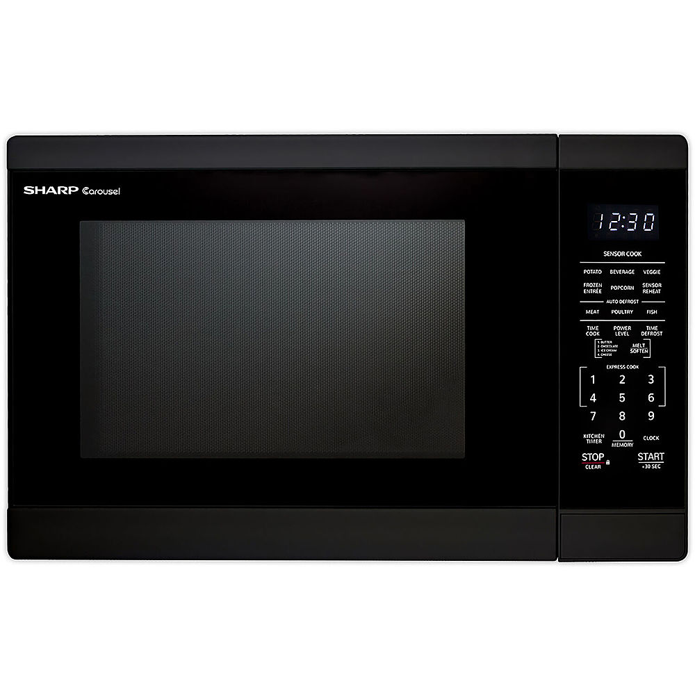 Sharp 1.4 Cu.ft Countertop Microwave in Blk Black  - Best Buy
