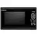 Front. Sharp - 1.4 Cu.ft Countertop Microwave in Blk - Black.