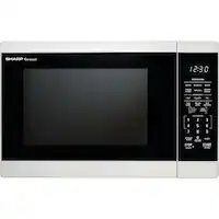 Sharp - 1.4 Cu.ft Countertop Microwave - White - Front_Zoom