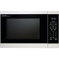 Sharp - 1.4 Cu.ft  Countertop Microwave - White - Front_Zoom