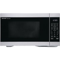 Sharp - 1.1 Cu.ft  Countertop Microwave in SS - Stainless Steel - Front_Zoom
