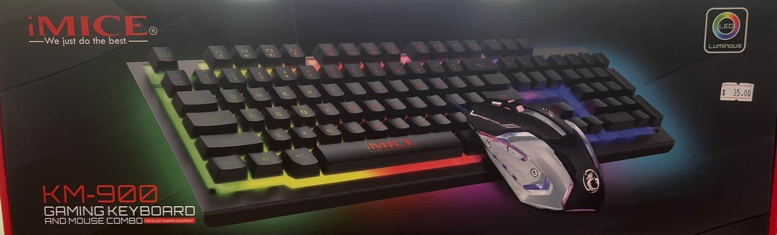 iMice Gaming Keyboard and Mouse - RGB