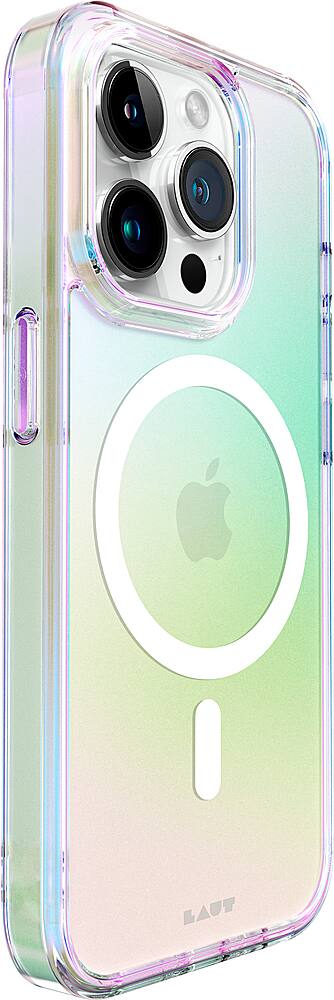 Alt View 1. LAUT - Holo Case with MagSafe for Apple iPhone 15 Pro - Pearl.