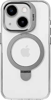 Front. LAUT - Revive Prop Case with MagSafe for Apple iPhone 15 Plus - Crystal.