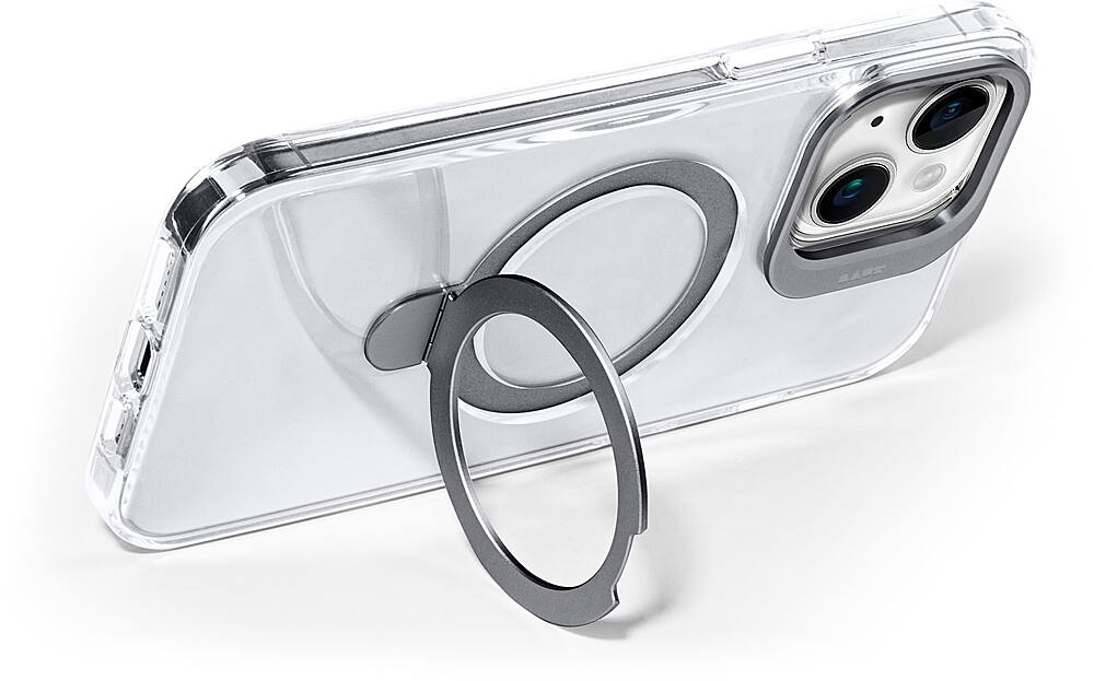 Alt View 11. LAUT - Revive Prop Case with MagSafe for Apple iPhone 15 Plus - Crystal.
