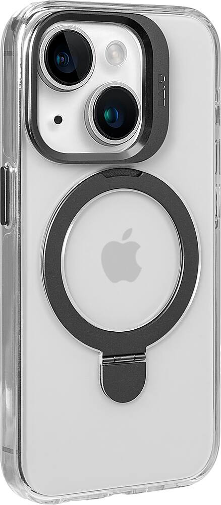 Alt View 1. LAUT - Revive Prop Case with MagSafe for Apple iPhone 15 Plus - Crystal.