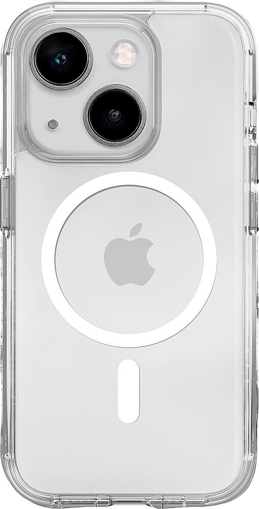 Front. LAUT - Crystal Matter X Case with MagSafe for Apple iPhone 15 Plus - Crystal.