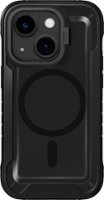 LAUT - Crystal Matter 3.0 Case with MagSafe for Apple iPhone 14 - Black - Front_Zoom