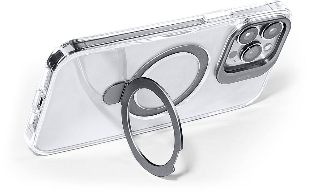 Alt View 12. LAUT - Revive Prop Case with MagSafe for Apple iPhone 15 Pro - Crystal.