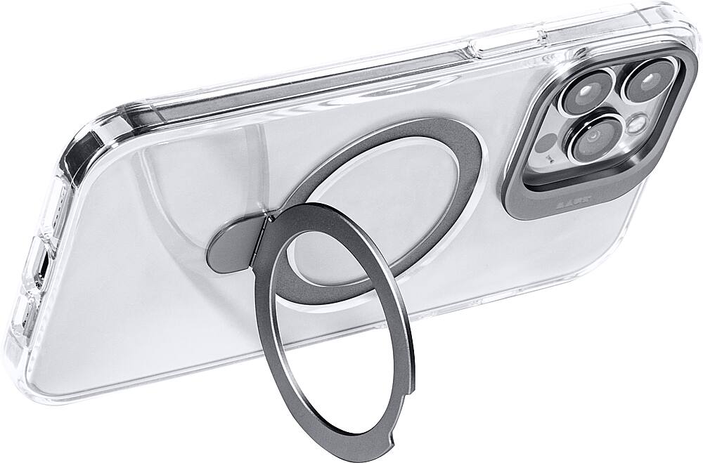 Alt View 13. LAUT - Revive Prop Case with MagSafe for Apple iPhone 15 Pro - Crystal.