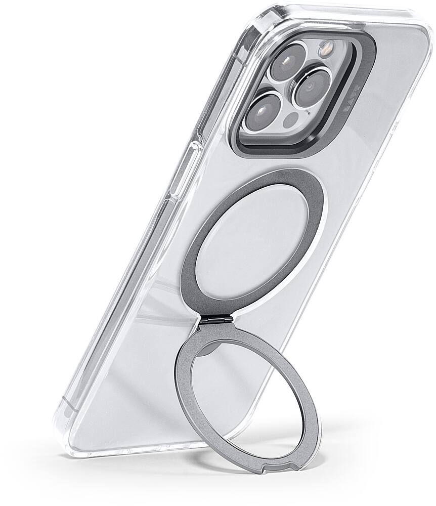 Alt View 3. LAUT - Revive Prop Case with MagSafe for Apple iPhone 15 Pro - Crystal.