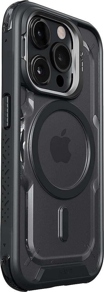 Alt View 1. LAUT - Crystal Matter Case with MagSafe for Apple iPhone 15 Pro - Black.