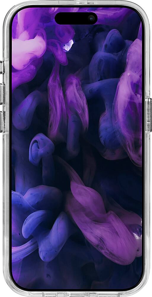 Left. LAUT - Revive Prop Case with MagSafe for Apple iPhone 15 Pro Max - Crystal.