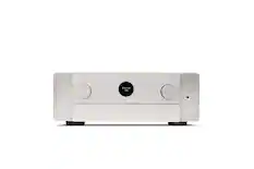 Front. Marantz - Cinema 50 110W 9.4-Ch Bluetooth Capable with HEOS 8K Ultra HD HDR Compatible A/V Home Theater Receiver with Alexa - Silver Gold.
