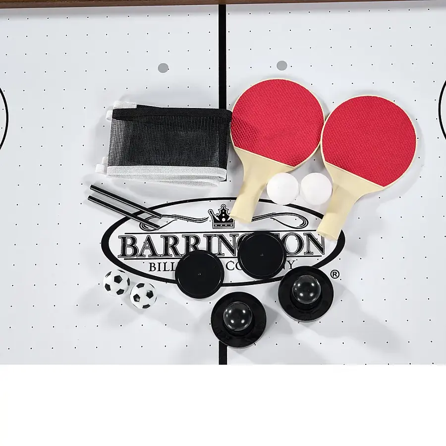 Alt View 17. Barrington - Urban Collection 54” 3-in-1 Combination Game Table with Air Powered Hockey, Foosball, and Table Tennis.