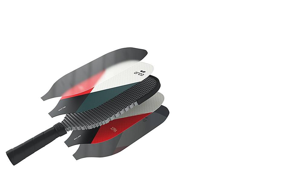 Alt View 14. ORCA - Apex Polymer Honeycomb Pickleball Paddle with Carry Bag.