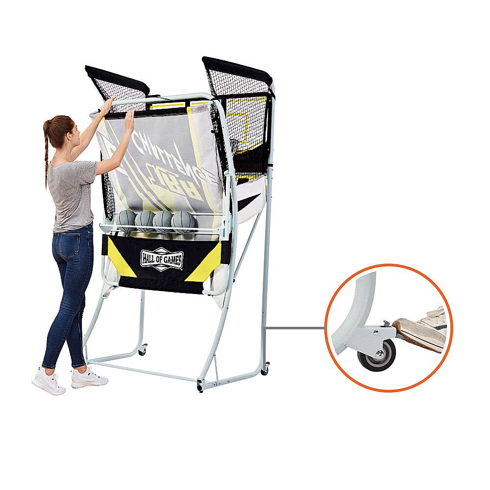Alt View 11. Hall of Games - Xtra Long Shot Premium Arcade Basketball - Black, Yellow, White.
