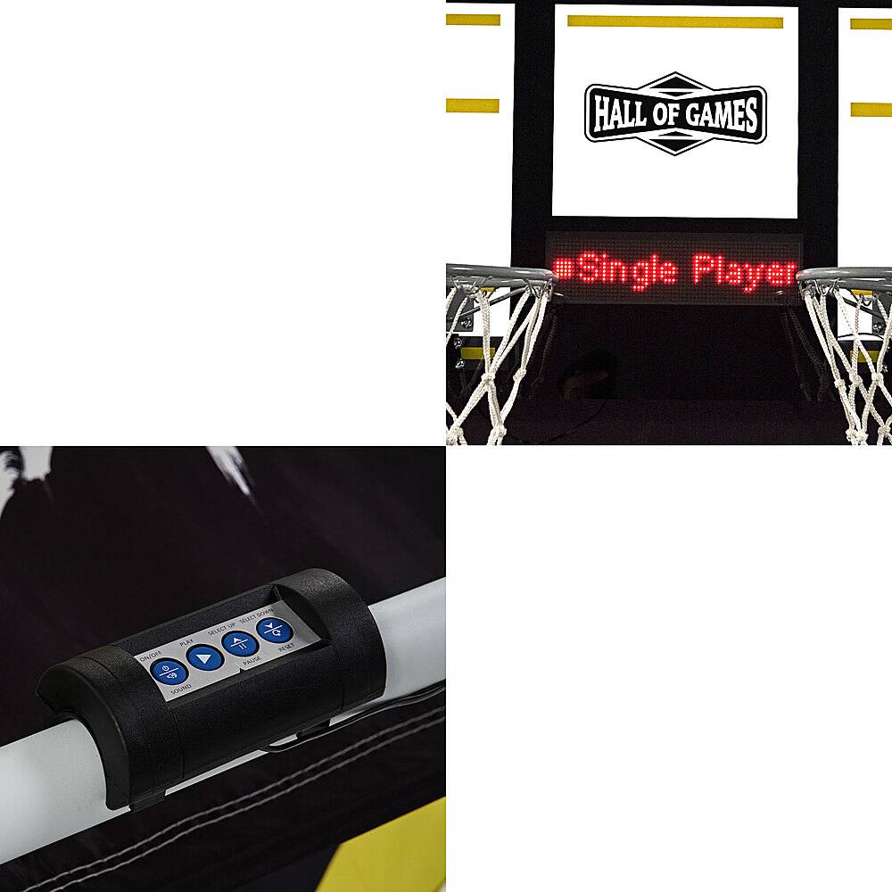 Alt View 13. Hall of Games - Xtra Long Shot Premium Arcade Basketball - Black, Yellow, White.