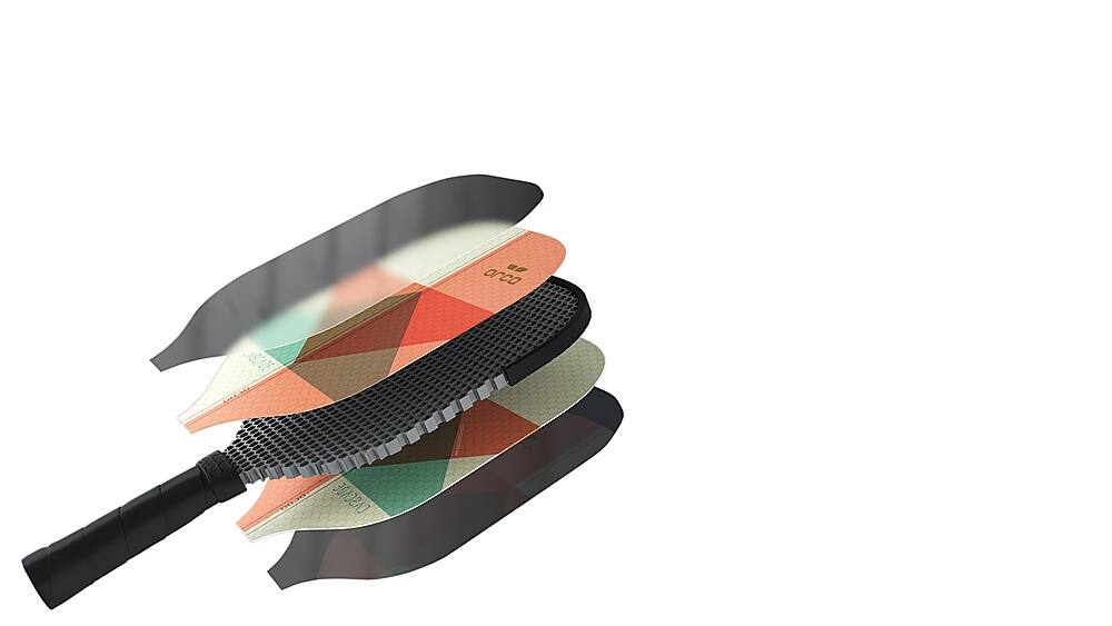 Alt View 14. ORCA - Cascade Polymer Honeycomb Pickleball Paddle with Neoprene Cover & Carry Bag.