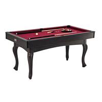 Barrington - 66" Charleston Billiard Table - Wood Grain/Red - Front_Zoom