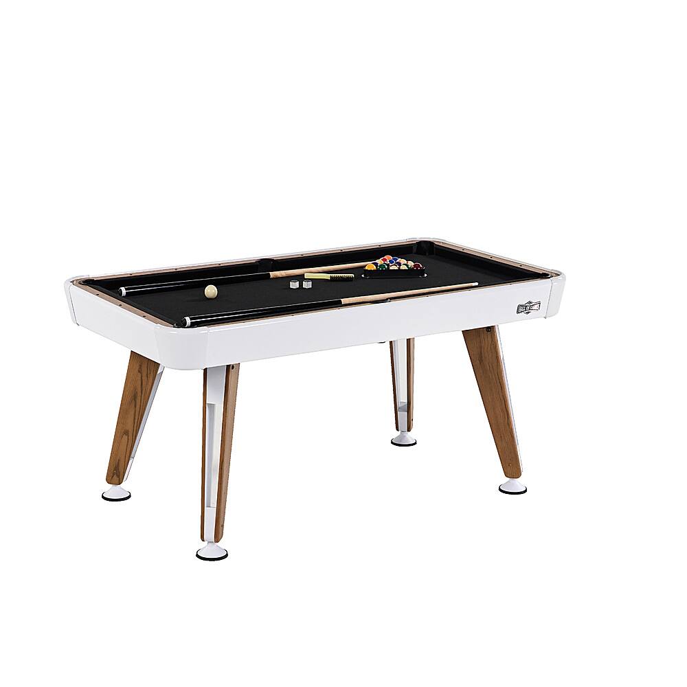 Angle. Hall of Games - 66" Apex Billiard Table - White/Black.