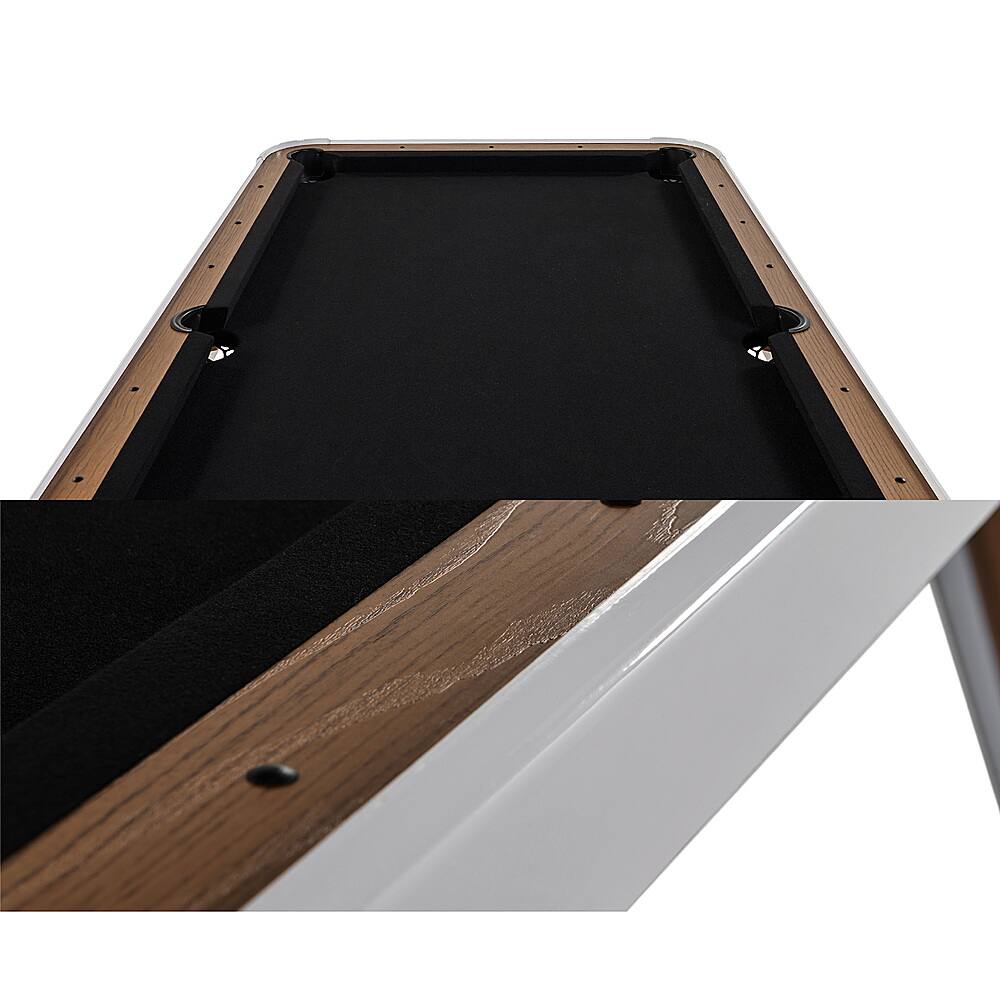 Left. Hall of Games - 66" Apex Billiard Table - White/Black.