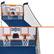 Alt View 12. Hall of Games - EZ-Fold Dual Shot Arcade Basketball Game - Blue, Orange, White.