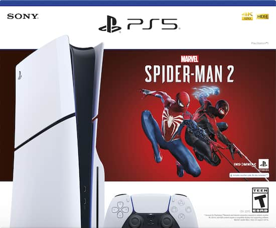 Sony PlayStation 5 Slim Console – Marvel's Spider-Man 2 Bundle (Full Game  Download Included) White 1000039815 - Best Buy