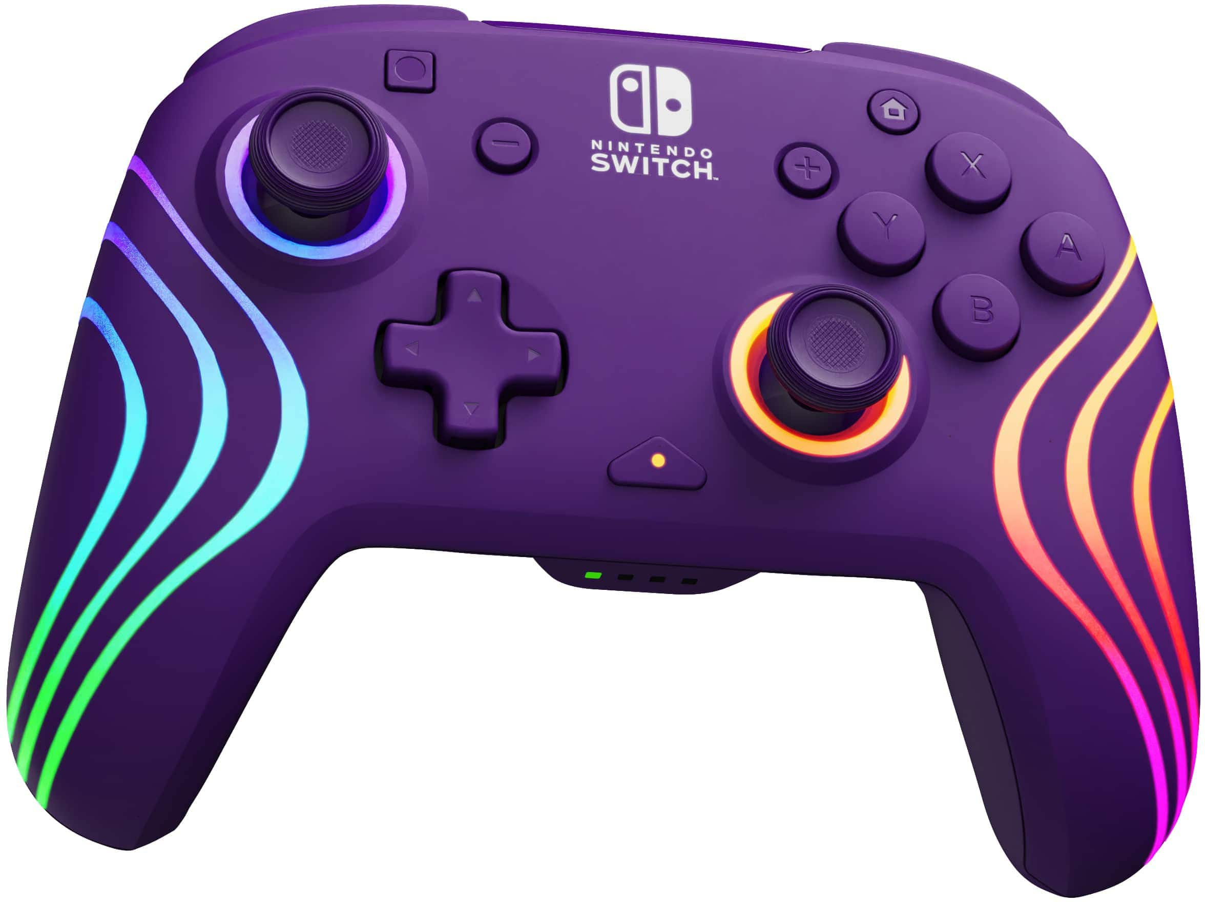 Nintendo Switch Blue Afterglow Wave Wired Controller