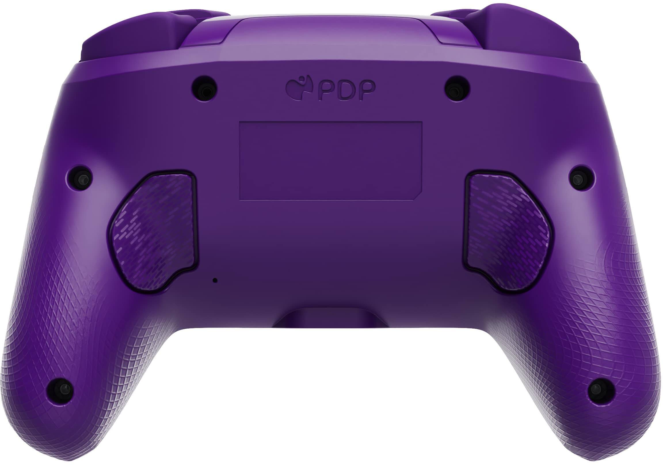 Alt View 17. PDP - Afterglow™ Wave Wireless Controller for Nintendo Switch™, and Nintendo Switch™ - OLED Model - Purple.