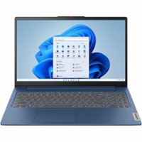 Lenovo - IdeaPad Slim 3 15IAN8 15.6" Laptop - Intel Core i3 with 8GB Memory - 256 GB SSD - Abyss Blue - Front_Zoom